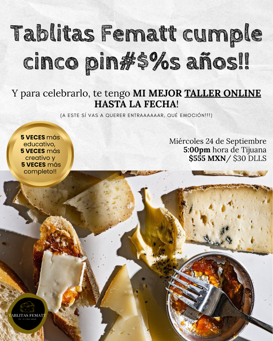 ✨TALLER DE ANIVERSARIO - BEST CLASS EVERRR